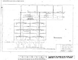 Great Northern Engineering Drawing, Stockyard at Great Falls, Montana, 1956