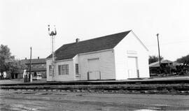 Great Northern Depot at Rogers, Minnesota, 1964 or later