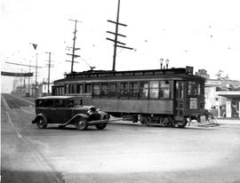 Seattle Municipal Railway Car 286?, Seattle, Washington, circa 1940