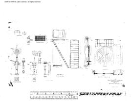 Northern Pacific Engineering Drawing, Engine Facilities at Parkwater, Washington, 1912