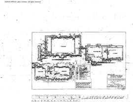 Northern Pacific Engineering Drawing, Depot at Helena, Montana, 1956