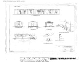 Great Northern Engineering Drawing, Building for Signal Maintainer, Linemen and Track, Metal at L...