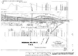 Plat Map of Spokane, Portland, and Seattle Railway Facilities at Wishram, Washington, 1960