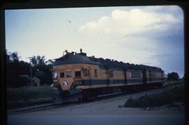 Great Northern Diesel-Electric Car 2325 at Sioux Falls, South Dakota, 1958