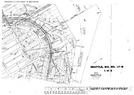 Plat Map of Northern Pacific Facilities at Seattle, Washington, undated