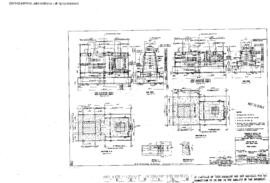 Northern Pacific Engineering Drawing: Pier Bases, Bridge 55 - Trout Creek, West of Trout Creek, M...