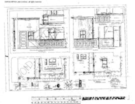 Great Northern Engineering Drawing, Depot at Havre, Montana, 1909