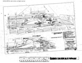 Northern Pacific Engineering Drawing, Area Plan at Missoula, Montana, 1963