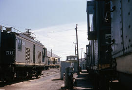 Butte, Anaconda and Pacific Railroad electric locomotive 56 at Butte, Montana in 1964.