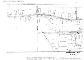 Plat Map of Northern Pacific Facilities at Bellevue, Washington, 1964