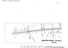 Plat Map of Great Northern Facilities at Bonners Ferry, Idaho, 1969