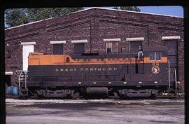 Great Northern Diesel Locomotive 26 at Hammond, Indiana, 1969