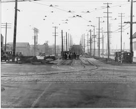 Seattle Municipal Railway Track, Seattle, Washington, 1929