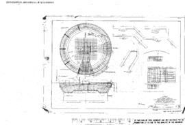 Northern Pacific Engineering Drawing: Repair to Center Pier, Bridge 119 - Lewis River, South of W...