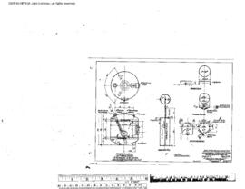 Northern Pacific Engineering Drawing, Sand Facilities at Centralia, Washington, undated