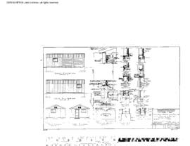 Northern Pacific Engineering Drawing, Section Motor Car and Tool House at Kelso, Washington, 1960