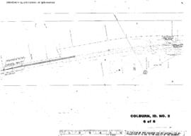 Plat Map of Great Northern Facilities at Colburn, Idaho, 1940