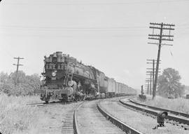 Great Northern Railway steam locomotive number 2587 at East Auburn, Washington on May 30, 1948.