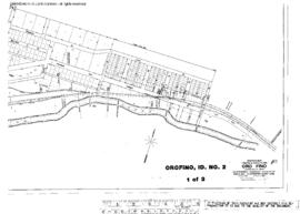 Plat Map of Canadian Pacific Facilities at Orofino, Idaho, undated