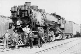 Northern Pacific  steam locomotive 1843 at Auburn, Washington, circa 1925.