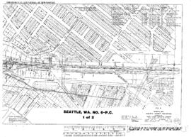 Plat Map of Pacific Coast Railroad Facilities at Seattle, Washington, 1916