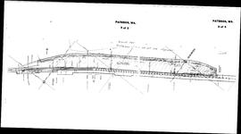 Great Northern Plat Map, Pateros, Washington.  Pateros Realignment.  Milepost 59, undated