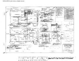 Northern Pacific Engineering Drawing, Freight House at Moscow, Idaho, 1958