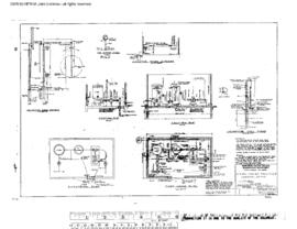 Northern Pacific Engineering Drawing, Diesel Fueling Facilities at Lewiston, Idaho, 1955