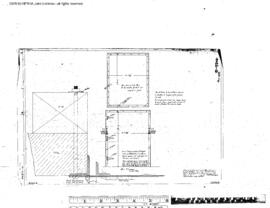 Great Northern Engineering Drawing, Pier 88 Warehouse and Offices at Seattle, Washington, 1899