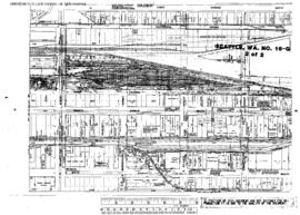 Plat Map of Great Northern Facilities at Seattle, Washington, 1959