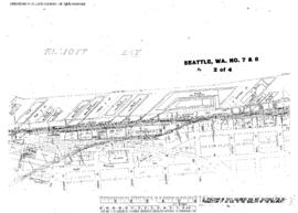 Plat Map of Northern Pacific Facilities at Seattle, Washington, 1954