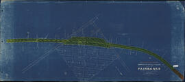 Spokane, Coeur d'Alene and Palouse Railroad Plat Map: Fairbanks, Washington.  Milepost 45, undated