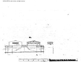 Great Northern Engineering Drawing, Docks and Warehouses at Burrard Inlet at Vancouver, British C...