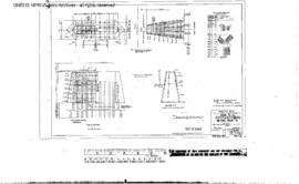 Northern Pacific Engineering Drawing: Detail Pier Number 6, Bridge 23.2 - Bitter Root River, Sout...