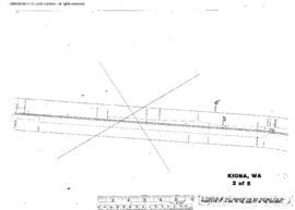 Plat Map of Northern Pacific Facilities at Kiona, Washington, 1946