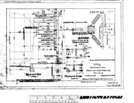Northern Pacific Engineering Drawing, Side Warning Telltale at East Auburn, Washington, 1946