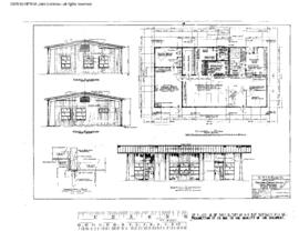 Spokane, Portland, and Seattle Railway Engineering Drawing, Freight Office at Eugene, Oregon, 1966