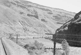 Northern Pacific mainline near Hillside, Washington, in 1941.