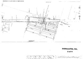 Plat Map of Northern Pacific Facilities at Darrington, Washington, 1912