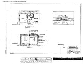 Northern Pacific Engineering Drawing, Unnamed Structure at Grangeville, Idaho, 1970