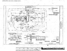Amtrak Engineering Drawing, Amtrak Depot at Tacoma, Washington, 1983