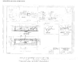 Great Northern Engineering Drawing, Car Shop at Interbay, Washington, 1968