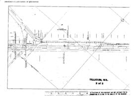 Plat Map of Northern Pacific Facilities at Tillicum, Washington, 1915