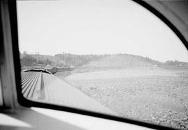 Northern Pacific Railroad Dome Coach Number 552 at Puyallup, Washington in 1954.