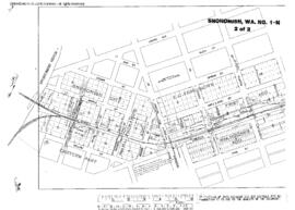 Plat Map of Northern Pacific Facilities at Snohomish, Washington, 1922
