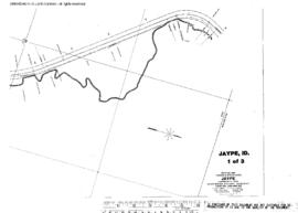 Plat Map of Canadian Pacific Facilities at Jaype, Idaho, 1928