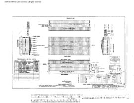 Great Northern Engineering Drawing, Unnamed Structure at Burlington, Washington, 1968
