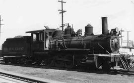 Pacific Coast Railroad steam locomotive number 12 at Seattle, Washington in 1939.