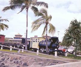 Oahu Railway & Land Company Steam Locomotive Number 6 on Oahu, Hawaii in 1979.