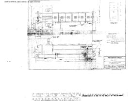 Burlington Northern Engineering Drawing, Unnamed Structure (Standard Plan), 1976